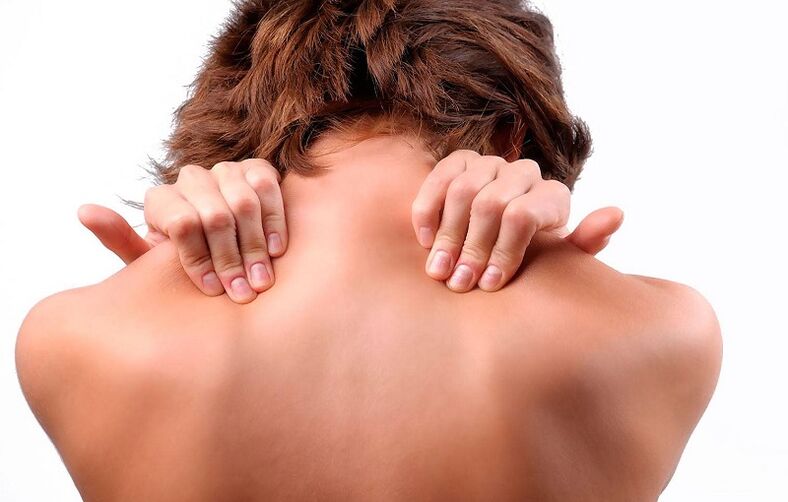 dolore con osteocondrosi cervicale