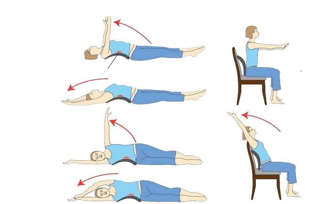esercizi per l'osteocondrosi