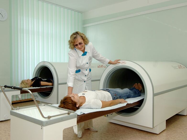 Per diagnosticare l'osteocondrosi, viene eseguita la risonanza magnetica